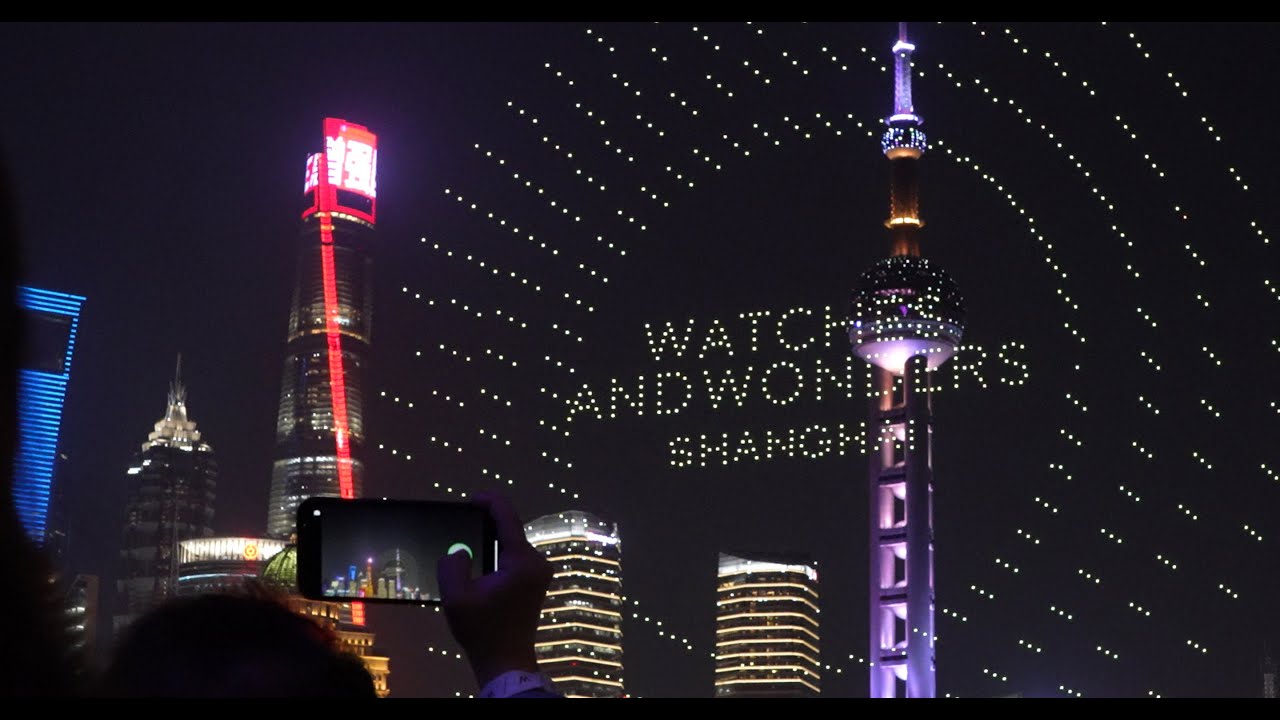 Shanghai drones